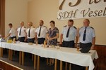 Oslavy 75. výročí založení SDH Veselá 23. srpna 2008