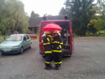 Brigády v hasičárně 15. října 2011