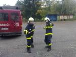 Brigády v hasičárně 15. října 2011